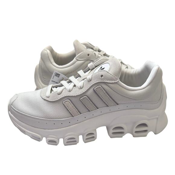 adidas AdiFOM Megaride Shoe Crystal White Black Siver Casual Junior 6.5 NEW main image 6